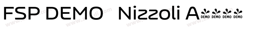 FSP DEMO   Nizzoli A字体转换